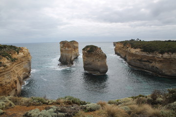 Fototapeta na wymiar Twelve Apostles at the coast of Australia