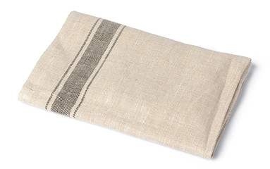 kitchen towel isolated on white background