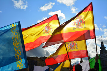 spanish flags