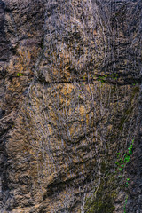 Incredible textures  in the Cabarceno nature park. Cantabria. Northern coast of Spain