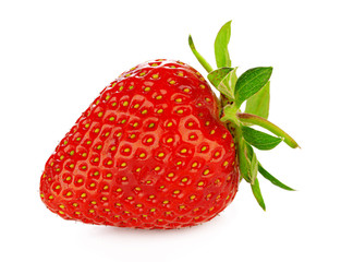 Strawberry isolated on white background.