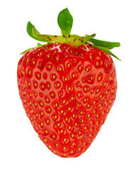 Strawberry isolated on white background.