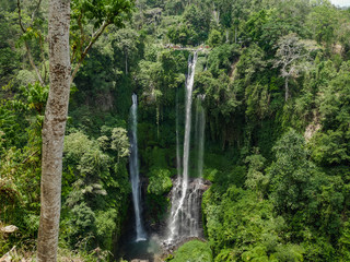 Fototapeta na wymiar Sekumpul Wasserfall auf Bali