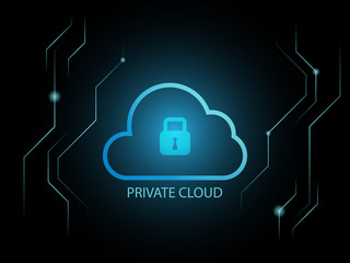 Private Cloud Platform Logo Icon