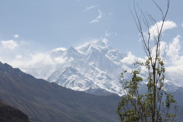 panoramic view of the mountains Northern Areas Pakistan