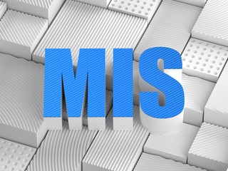MIS acronym (Management information system) © Сake78 (3D & photo)