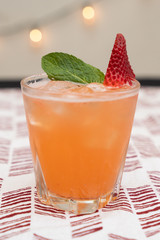 Strawberry Mint lemonade