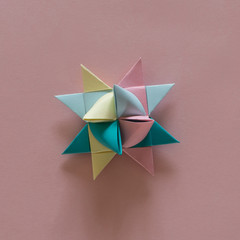 Origami 3D stars.