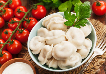 Dumplings in the pot