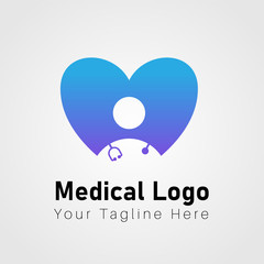 Logo Vector Medical and healthy for hospital, clinic use for print and brand