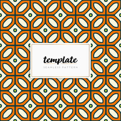 Background mandala seamless pattern vector