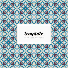 Obraz premium Background mandala seamless pattern vector