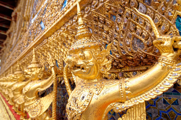 Guardian statue in Grand Palace - Bangkok Thailand