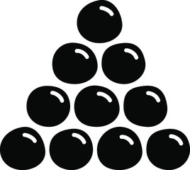 Peas Vegetable Icon Illustration Design