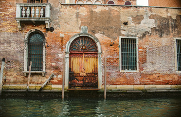 water channel in venice, italy