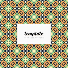 Background mandala seamless pattern vector