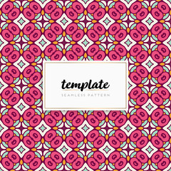 Background mandala seamless pattern vector