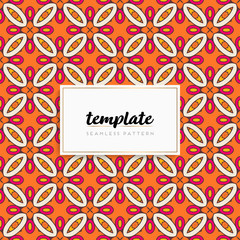 Background mandala seamless pattern vector