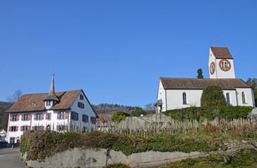 Weiningen ZH, Kirche und Schlössli