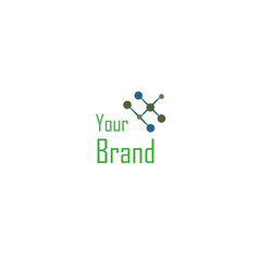 A health logo with a hospital illustration for your business, hospital and laboratory needs