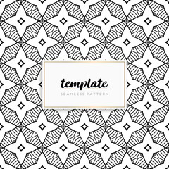 Background mandala seamless pattern vector