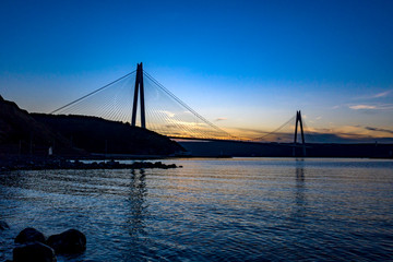 third bridge or yavuz sultan selim bridge in istanbul