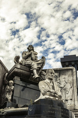 Obraz premium recoleta cemetery famous graves buenos aires