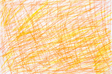 orange crayon background texture
