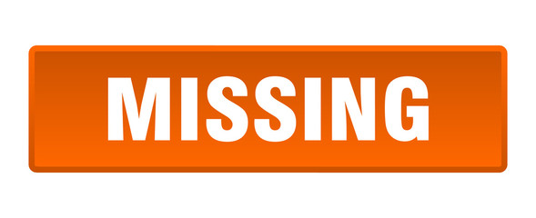 missing button. missing square orange push button