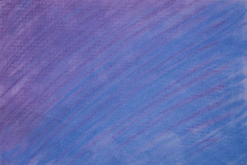 blue and violet pastel crayon on paper background texture