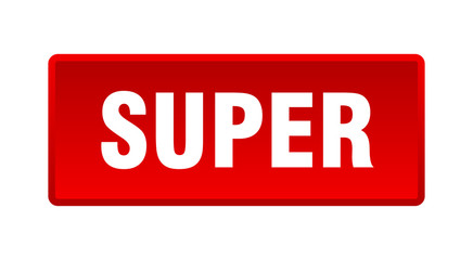 super button. super square red push button
