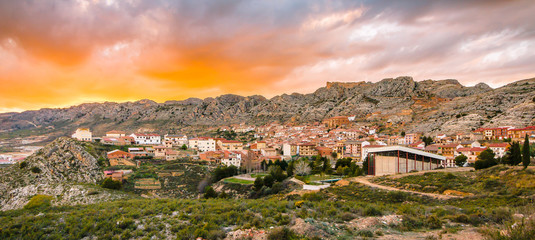 Fototapeta premium Castellote, Aragón