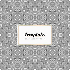 Background mandala seamless pattern vector