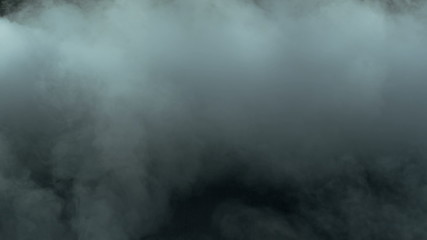 Photo of Real Smoke on a black background - realistic overlay for different projects.