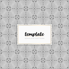 Background mandala seamless pattern vector