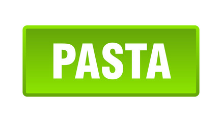 pasta button. pasta square green push button