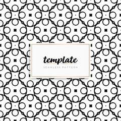 Background mandala seamless pattern vector