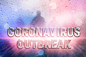 Coronavirus header, vector infographic theme