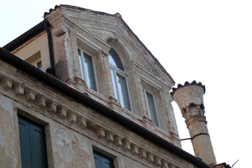 Vista exterior de un edificio