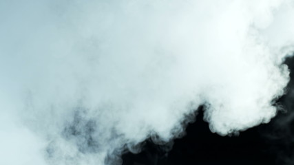 Smoke on black background realistic fog photo for different projects! Very beautiful backdrop wallpaper texture banner background still.