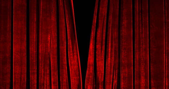 Real Velvet Cloth Stage silk Curtain. Curtain For theater, opera, show, stage scenes. Real Cinematic Curtain Photo. Glittering cloth.