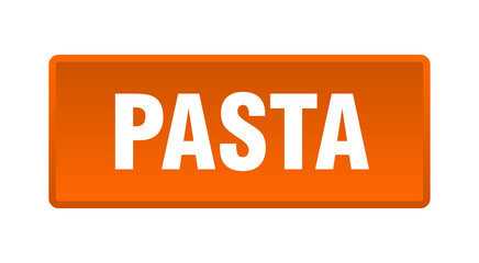 pasta button. pasta square orange push button