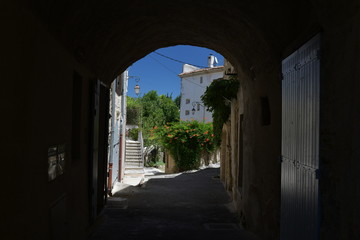 Obraz premium street in old town