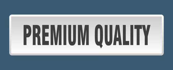 premium quality button. premium quality square white push button