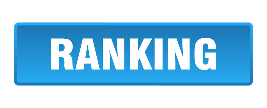 ranking button. ranking square blue push button