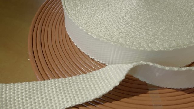 Finished products of braid from non-combustible material.