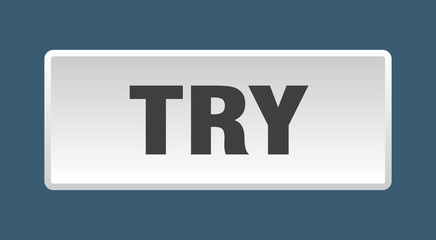 try button. try square white push button