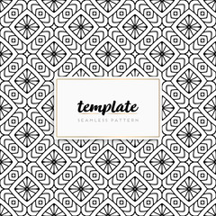 Background mandala seamless pattern vector