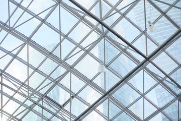 texture roof business center construction