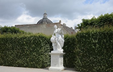 Belvedere Palace complex in Vienna. Austria. Located in Landstrasse, the third district of the...